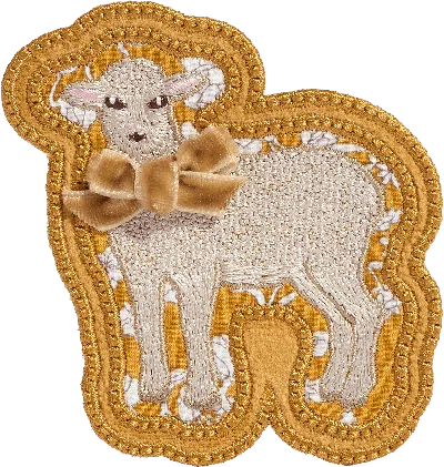 Stoney Clover Lane Lamb Patch Made With Liberty Fabric