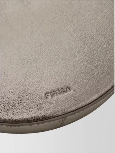 Furla Mini Shoulder Bag Adjustable Strap In Neutral