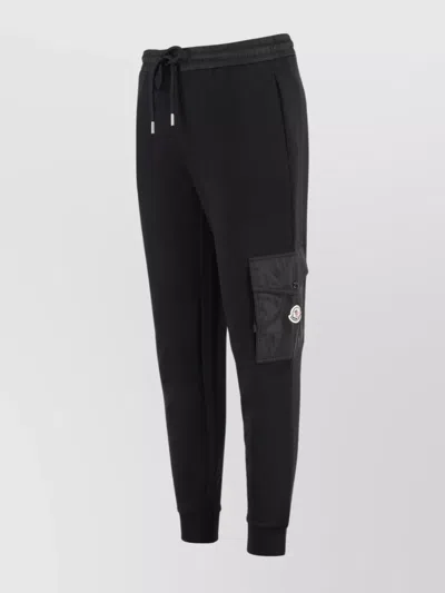 Moncler Casual Trousers Adjustable Fit In Black