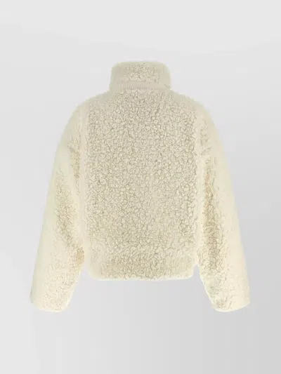 Entire Studios Textured High Neck Down Jacket In Neutral