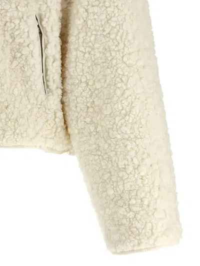Entire Studios Textured High Neck Down Jacket In Neutral