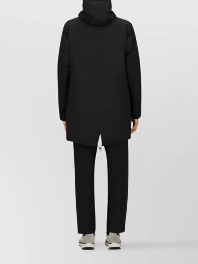 Herno Hooded Parka Down Jacket Clothing In Black