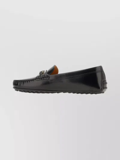 Tod's City Gommino Loafers In Black