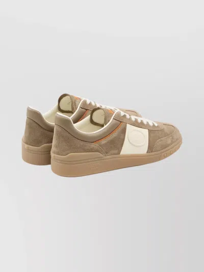 Valentino Upvillage Low-top Suede Sneakers In Brown