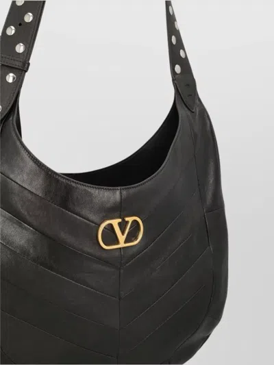 Valentino Hoboho Small Shoulder Bag With Studded Strap