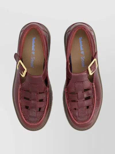 Timberland Chunky Sole Round Toe Cut-out Loafers