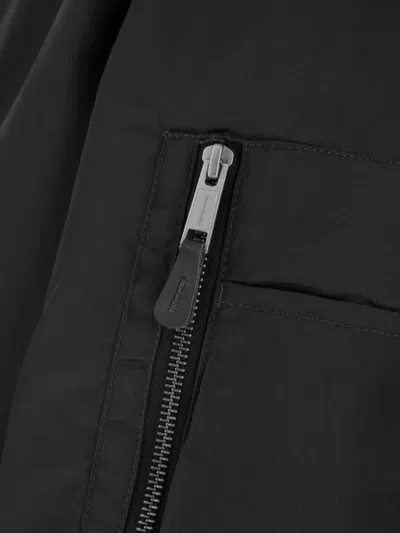 Entire Studios Bomber Jacket With Diamond-quilted Interior And Utility Pockets In Black