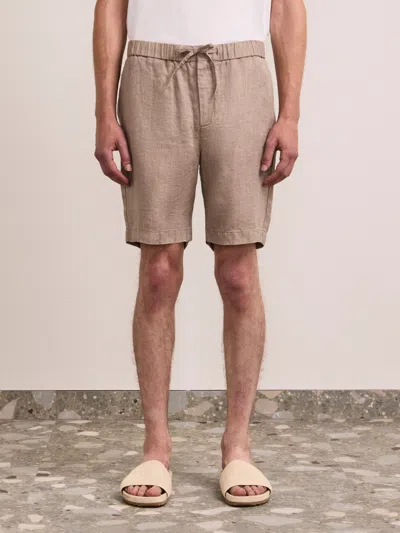 Frescobol Carioca Row Felipe Linen Shorts In Multi