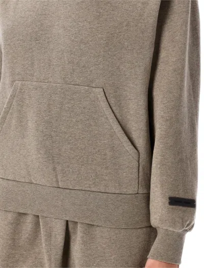 Fear Of God Essential Classic Fleece Hoodie In Purple