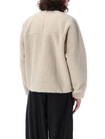 Patagonia Textured Fleece Jacket With Zippered Pockets In Multi