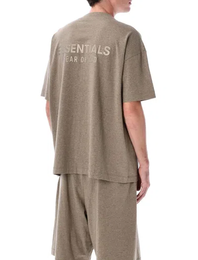 Fear Of God Essential Classic T-shirt In Brown