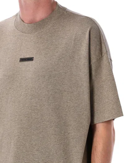 Fear Of God Essential Classic T-shirt In Brown
