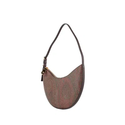Etro Hobo Essential Bag In Brown