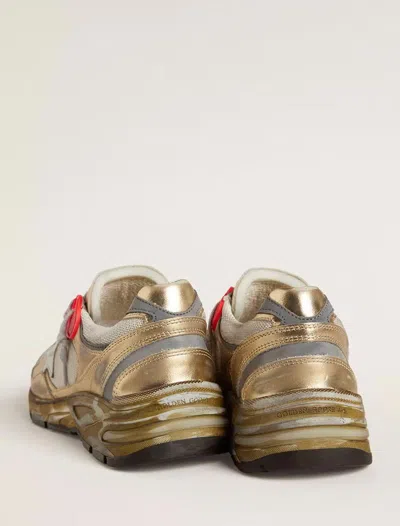 Golden Goose Running Dad Net In Brown