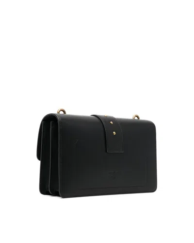 Pinko Borsa A Tracolla Media Love Bag Nera In Black