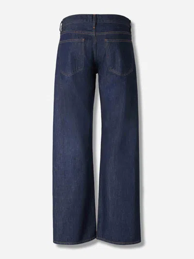 Agolde Wide Straight Jeans In Blue