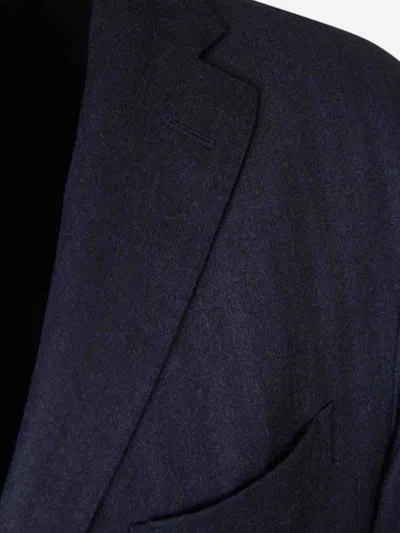 Boglioli Straight Cut Blazer In Blue