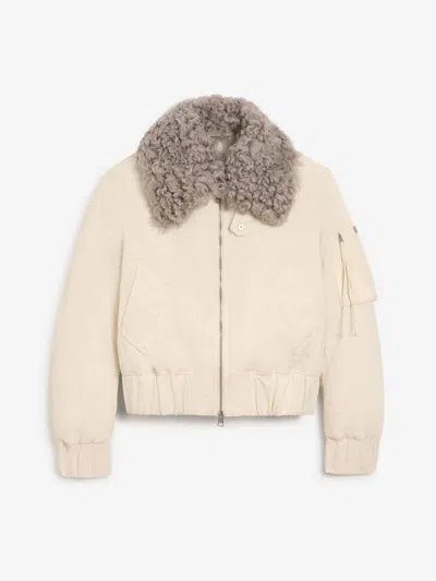 Ami Alexandre Mattiussi Ami Paris Quilted Bomber Jacket In Brown