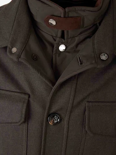 Moorer Technical Jacket Duino In Brown