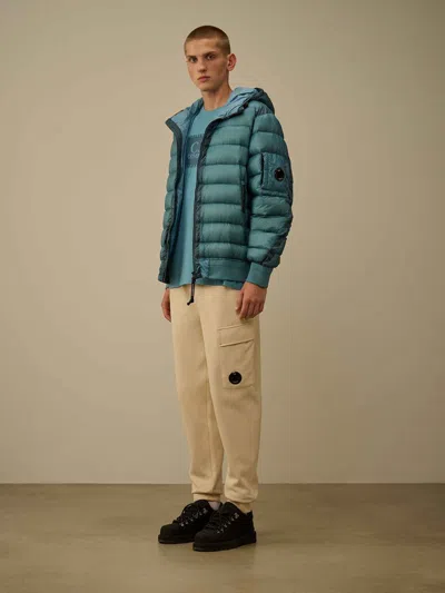 C.p. Company Pocket Lens Trousers In Neutral