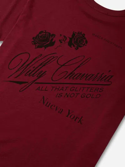 Willy Chavarria T-shirt By In Red