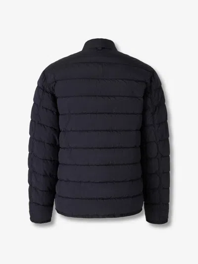 C.p. Company Patch-pocket Hooded Jacket In Blue