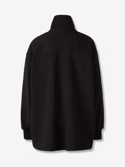 Darkpark Oversize Zipper Hoodie In Black