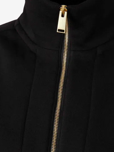 Darkpark Oversize Zipper Hoodie In Black