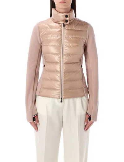 Moncler Padded Zip-fastening Jacket In Pink