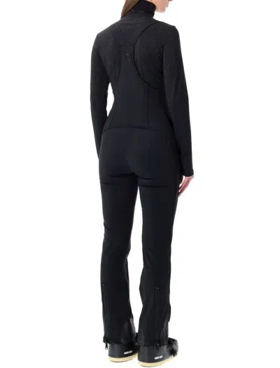 Goldbergh Phoebe Softshell Ski Pants With Suspenders In Black