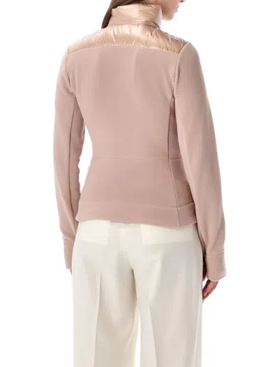 Moncler Padded Zip-fastening Jacket In Pink