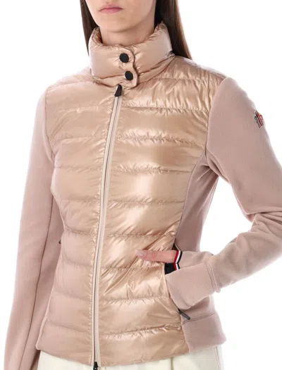 Moncler Padded Zip-fastening Jacket In Pink