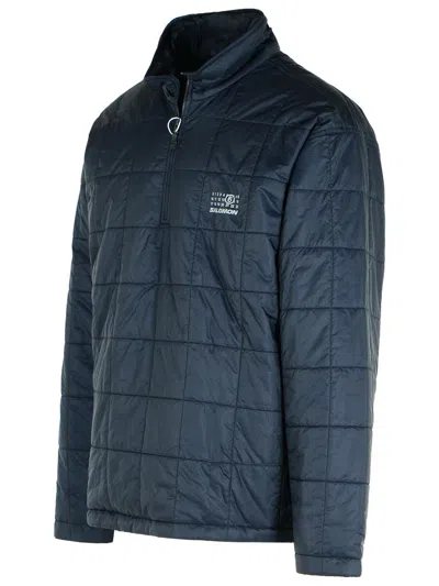 Mm6 Maison Margiela Salomon Collaboration High Collar Quilted Jacket In Black