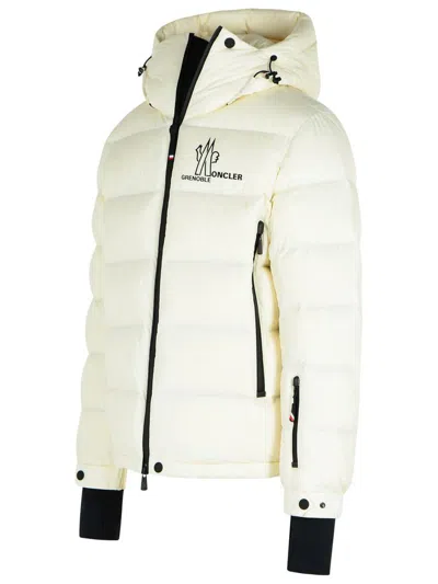 Moncler Isorno White Hooded Ski Down Jacket In White