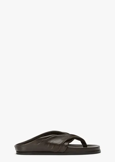 Tony Bianco Lavinia Chocolate Nappa In Brown