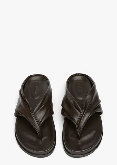 Tony Bianco Lavinia Chocolate Nappa In Brown