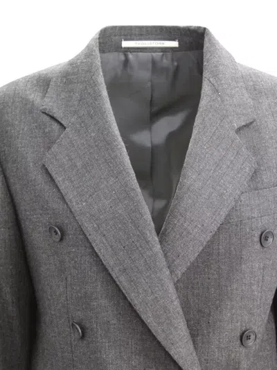 Tagliatore Tailored Suit With Flap Pockets And Notch Lapel In Black