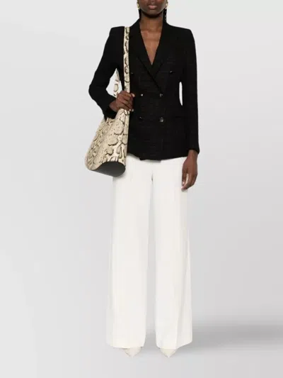 Tagliatore Double-breasted Jacket Featuring Button Detailing In Black