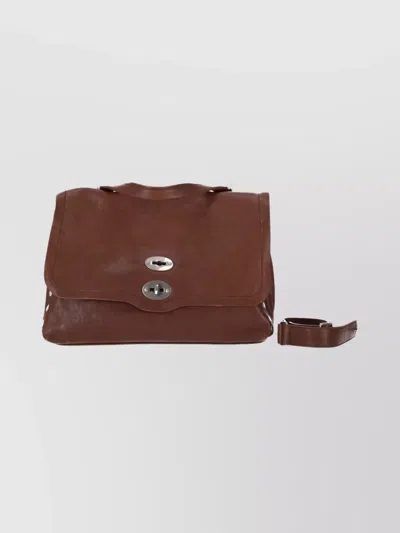 Zanellato Medium Shoulder Bag Adjustable Strap In Brown