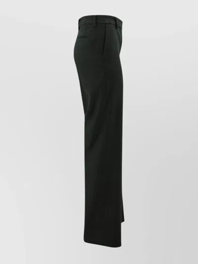 Pt Torino Relaxed Fit Trousers Featuring Crease In Gray