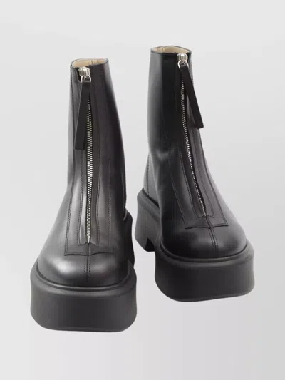 The Row Combat Style Platform Boots In Black