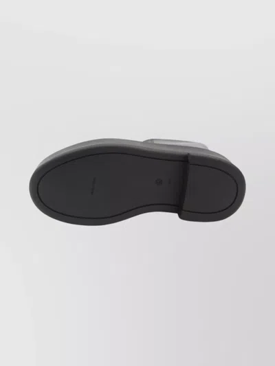 The Row Combat Style Platform Boots In Black