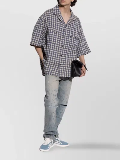 Amiri Men's Pacific Bones Sneakers In White