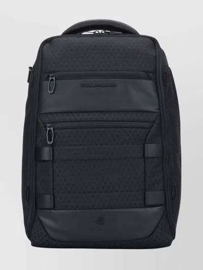 Piquadro Stylish Quilted Backpack Multiple Pockets