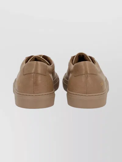 Common Projects Round Toe Sneakers With Flat Sole Design In Multi