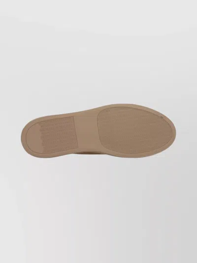 Common Projects Round Toe Sneakers With Flat Sole Design In Multi