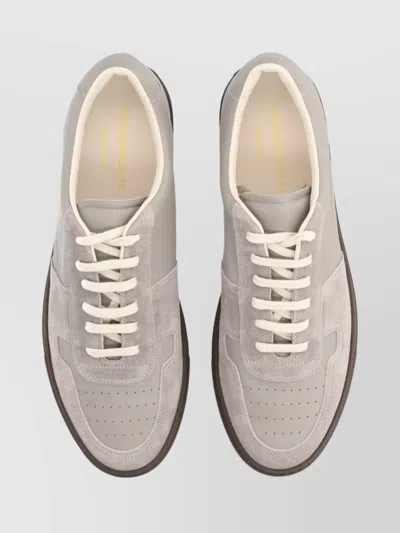 Common Projects Low-top Sneakers With Suede And Rubber In Multi