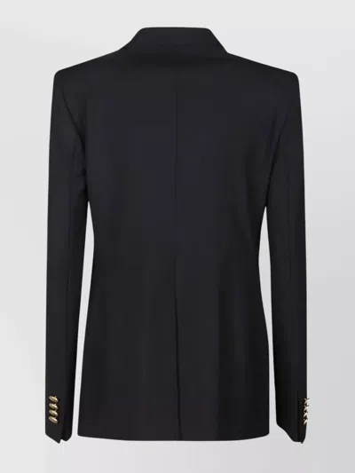 Tagliatore Two-piece Tailored Suit With Double-breasted Blazer In Black
