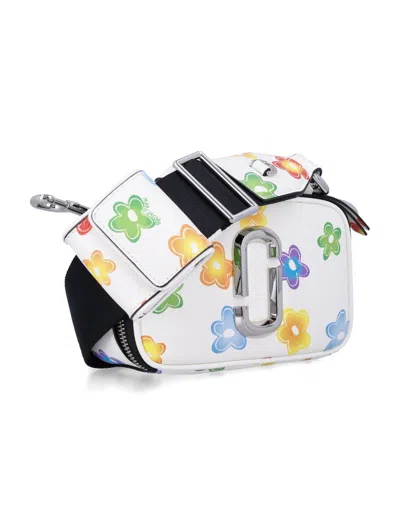 Marc Jacobs Snapshot Wild Daisy Crossbody Bag In Leather In Multi