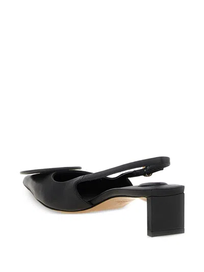 Jacquemus 45mm Les Chaussures Duelo Leather Mules In Black